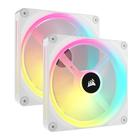 Ventilador Corsair iCUE LINK QX140 RGB 140 mm Kit inicial de ventilador duplo