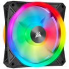 Ventilador Corsair QL Series QL140 RGB, pacote duplo de 140 mm com núcleo de nodo de iluminação