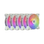 Ventilador De Caixa Aigo Ar12 Silencioso Rgb De 120 Mm Com Dissipador De Calor Aura Sync Porta Sata