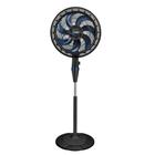 Ventilador de Coluna ArnoVE7C X-treme 40CM 7 Pás Preto e Azul 220V