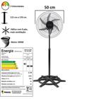 Ventilador De Coluna Oscilante Bivolt 50cm Steel Ventisol