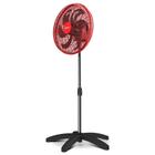 Ventilador de Coluna Oscilante Neo Domina 50 Cm 127 V 6 Pás Vermelho 200 W-Domina Ventiladores -il