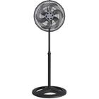 Ventilador de Coluna Oscilante Turbo 6 Pás 40cm - Preto / Cinza