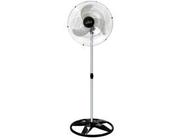 Ventilador De Coluna Premium 60 cm Aço Preto Cromado 170 W