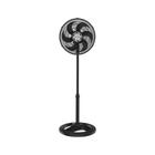 Ventilador De Coluna Preto 30cm Turbo 6 Pás Osc Ventisol