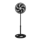 Ventilador de Coluna Preto 30CM Turbo 6 PAS Oscilante Ventisol - 220V