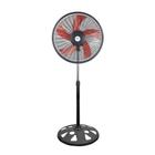 Ventilador de Coluna Preto com Vermelho 3 Velocidade 127/220V Fix