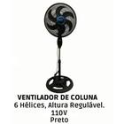 Ventilador De Coluna Solaris Hélice 6 Pás Ultra Potente Tensão 110v