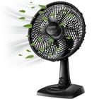 Ventilador De Mesa 30cm Super Power 6 Pás Silencioso Preto 3 Velocidades Inclinável Potente Mondial Compacto e Portátil
