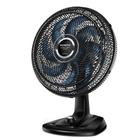 Ventilador de Mesa 40cm Super Turbo Mondial Preto e Azul 140W VTX-40-CHROME