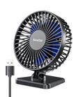 Ventilador de mesa Gaiatop USB pequeno e poderoso portátil de 3 velocidades azul