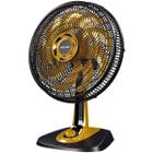 Ventilador De Mesa Mallory Neo Air 15 Preto E Dourado 3 Velocidades 110V