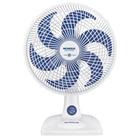 Ventilador de Mesa Mondial Super Power 6 Pás 30cm 220v Branco Azul VSP-30-W