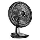 Ventilador de Mesa Mondial VTX-40-8P 40cm 8 Pás 3 Velocidades 140W - Preto/Prata - 110 Volts