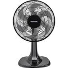 Ventilador De Mesa Oscilante 30cm Com 6 Pás Turbo Preto/ventisol