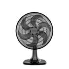 Ventilador de Mesa Preto Turbo 40cm 6 Pás Oscilante 127V Premium - Ventisol