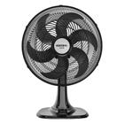 Ventilador de Mesa Turbo 40 cm Preto com 6 Pás Oscilante Ventisol