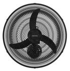 Ventilador de Parede Oscilante Preto 50cm New Grade Plástico 130W 3 Pás Ventisol