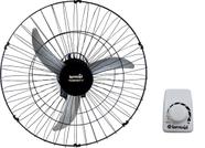 Ventilador de Parede Tufão Sprint 60Cm Loren Sid Preto Bivolt