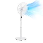 Ventilador de piso de pedestal Amazon Basics 40cm Quiet 12 Speeds White