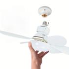 Ventilador de Teto 6 Pás Bivolt Silencioso com Controle Remoto