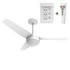 Ventilador De Teto Aliseu Jet Branco Controle Remoto+Parede