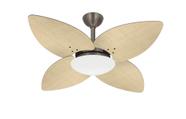 Ventilador De Teto Bronze Winds Silencioso 4 Pás Ventax 110V