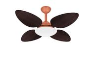 Ventilador de Teto Cobre Pétalo 4 Pás MDF Turbo Ventax 220V