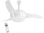 Ventilador de Teto com Controle Remoto Ventisol Vórtice 3 Pás 3 Velocidades Branco