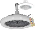 Ventilador De Teto Com Luz Lâmpada Led Controle Remoto - AL