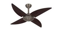 Ventilador De Teto Econômico Bronze Quad 4 Pás Ventax 110V