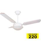 Ventilador De Teto Il-36 1 Plafon Soq E-27 3 Pas Reversiveis (Branco / Mogno) 220v Branco - Home Line