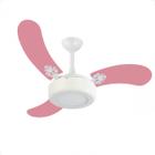 Ventilador de Teto Infinity Child Led 6000K Rosa 3 Pás 110V 2014