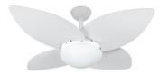 Ventilador de Teto Infinity Lótus Branco 4 Pás Brancas 110 V 1025