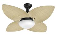 Ventilador de Teto Jet Aspen Venti-Delta Preto Rattan Natural 110V