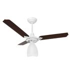 Ventilador de Teto Loren-Sid Diplomata Lumi M3 Branco/Mogno - 127v - LOREN SID