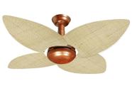 Ventilador de Teto Office Jet Aspen Venti-Delta Cobre Rattan Natural 220V