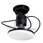 Ventilador De Teto Treviso Preto Elegance Led Control Remoto