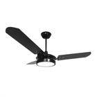 Ventilador de teto valen com led 18w motor grande ventex