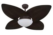 Ventilador De Teto Vd42 Dunamis Marrom 4P Rattan Tabaco 220V - Volare