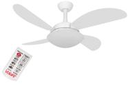 Ventilador De Teto Ventax 4 Pás Branco Controle Remoto 110V