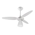 Ventilador De Teto Ventisol Wind Light 110V 3 Pás Branco