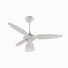 Ventilador De Teto Ventisol Wind Light Branco Com 3 Pás De Plástico, 960mm De Diâmetro 220v