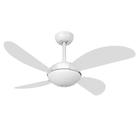 Ventilador De Teto Volare Branco Fosco 4 Pás Branco 220V