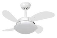 Ventilador de Teto Volare Branco Fosco Fly Mini Moderno 127V