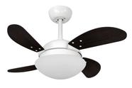 Ventilador de Teto Volare Branco Fosco Fly Mini Tabaco 220V