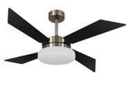 Ventilador de Teto Volare Bronze VD50 Tech Preto Luxo 220V