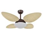 Ventilador De Teto Volare Café Vd300 Pétalo Palmae Nt 110V