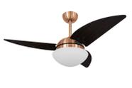 Ventilador de Teto Volare Cobre VD42 Class Tabaco Luxo 127V