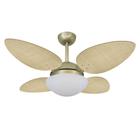 Ventilador De Teto Volare Gold Vd42 4 Pás Natural 220V